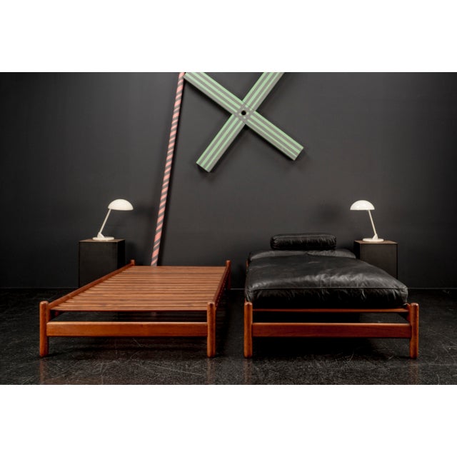 Mid-Century Modern Mid-Century Danish Handcrafted Daybed in Teak, 1960s For Sale - Image 3 of 18