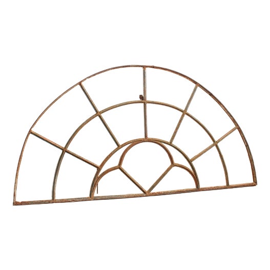 Reclaimed Cast Iron Window Frame For Sale