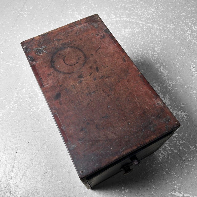 Wooden Calligraphy Drawer Cabinet, Japan, 1890s For Sale - Image 9 of 11