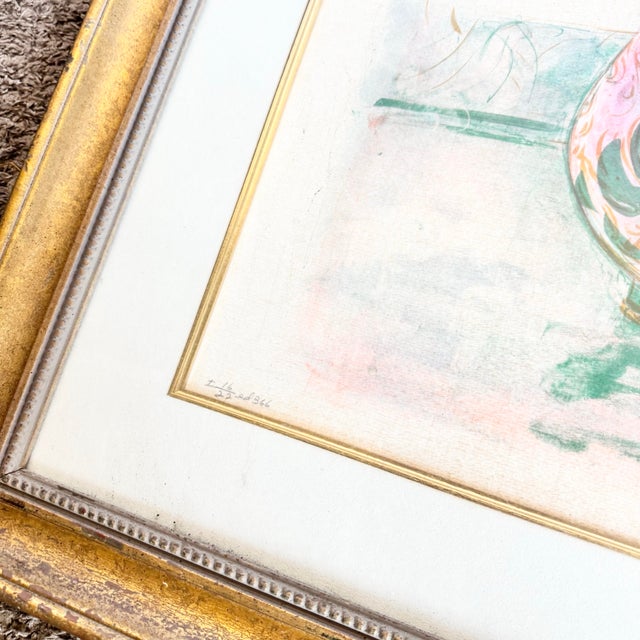 “Chinese Vase” Signed Limited Edition Lithograph by Edna Hibel For Sale In Miami - Image 6 of 8