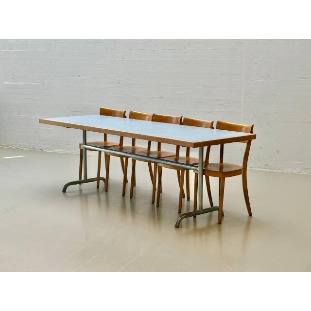Vintage Table by Horgen Glarus for the Swiss Barracks, 1950s For Sale - Image 6 of 11