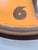 Space Age Style Wall Clock with Orange Dial from Hanson, Ireland, 1970s-1980s For Sale - Image 6 of 11