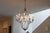 Paul Ferrante Custom Antiqued Silver Leaf 10 Bulb Hand Forged Candelabra For Sale - Image 4 of 9