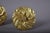 Traditional Neoclassical Gilt Bronze Curtain Tiebacks with Floral Rosette Motif, France, 19th Century, Set of 2 For Sale - Image 3 of 11