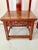 Red Wood Chinese Red Side Chairs - a Pair For Sale - Image 8 of 11