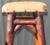 Early Old Hickory Bar Stools W/ Suede Seats-Pair For Sale In Los Angeles - Image 6 of 8