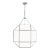 Suzanne Kasler By Visual Comfort Studio Morrison 4-Light Pendant with White Glass Shade in Brushed Nickel For Sale