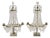 Prism Table Chandeliers, 1890s, Set of 2 For Sale