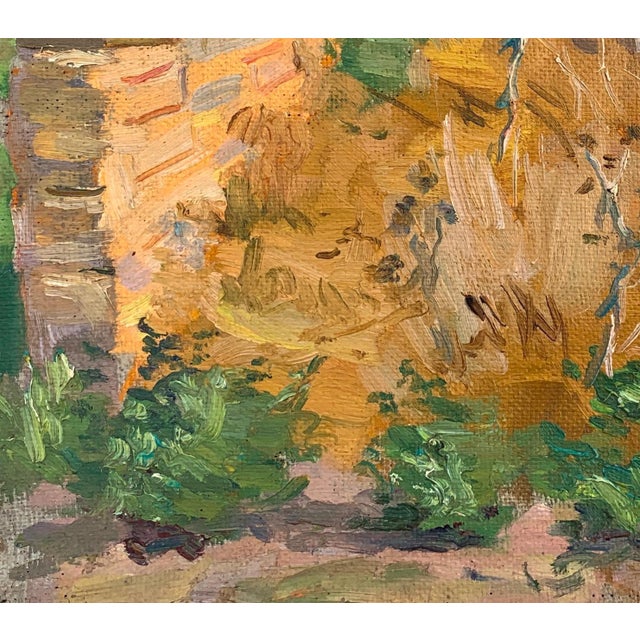 1960s Vintage Rural Landscape Painting, Impressionism, Ukrainian Art, 1961 For Sale - Image 5 of 6