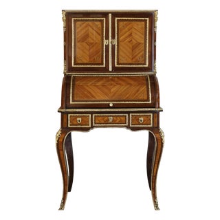 Napoleon III Brown Wood Desk For Sale