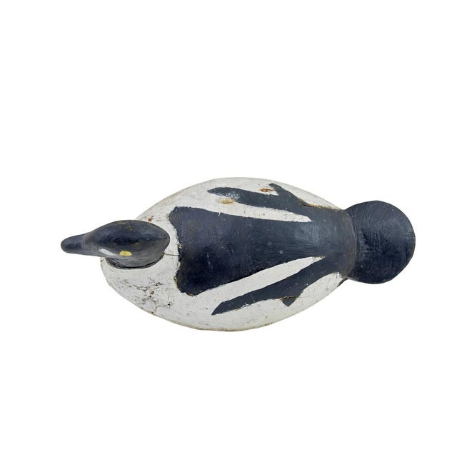 1920s Early 20th Century Carved Hand-Painted Decoy Duck, 1920s For Sale - Image 5 of 7