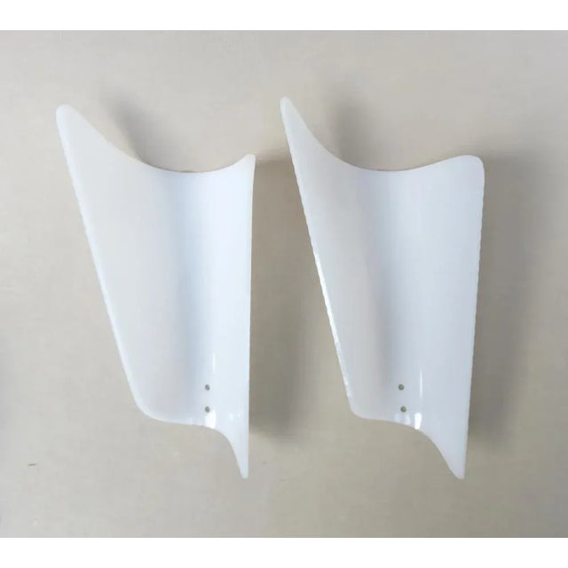 Wall Lights in Acrylic Glass & Brass, 1950s, Set of 2 For Sale - Image 13 of 18