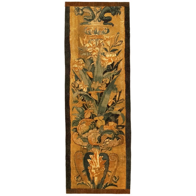 A pair of 16th Century Brussels Historical Tapestry panels. This horizontally oriented pair of decorative tapestry panels...