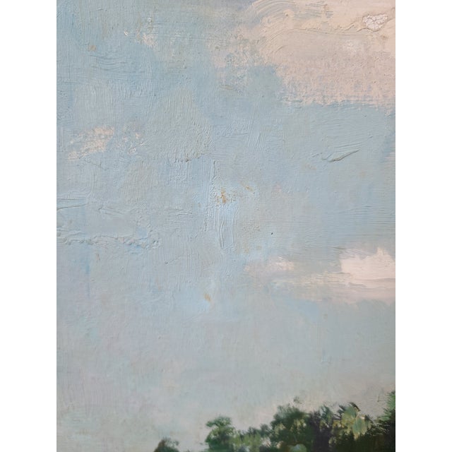 Richard Jack Antique 1930's Oil Painting Ammonoosuc River New Hampshire For Sale - Image 10 of 18