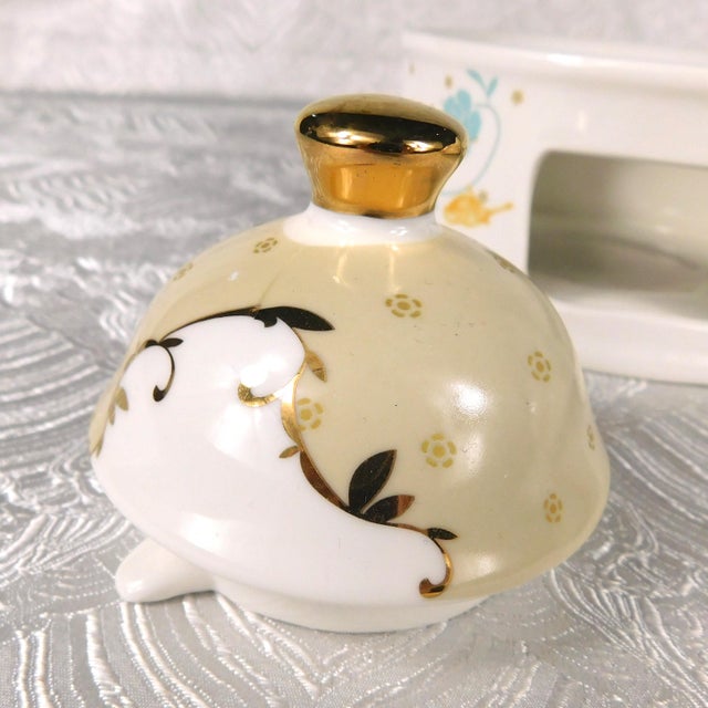 Ceramic Grace’s Teaware Teapot and Warming Stand in Pink Rose Dots # 27491 For Sale - Image 7 of 16