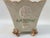 Lenox Porcelain Gilt Square Flower Pot For Sale - Image 10 of 12