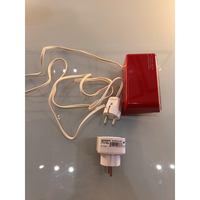 Vintage Japanese Red Copal Clock, 1970s For Sale - Image 9 of 11