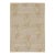 Rug & Kilim’s Block Print Rug With Green, Orange & Beige-Brown Floral Patterns For Sale