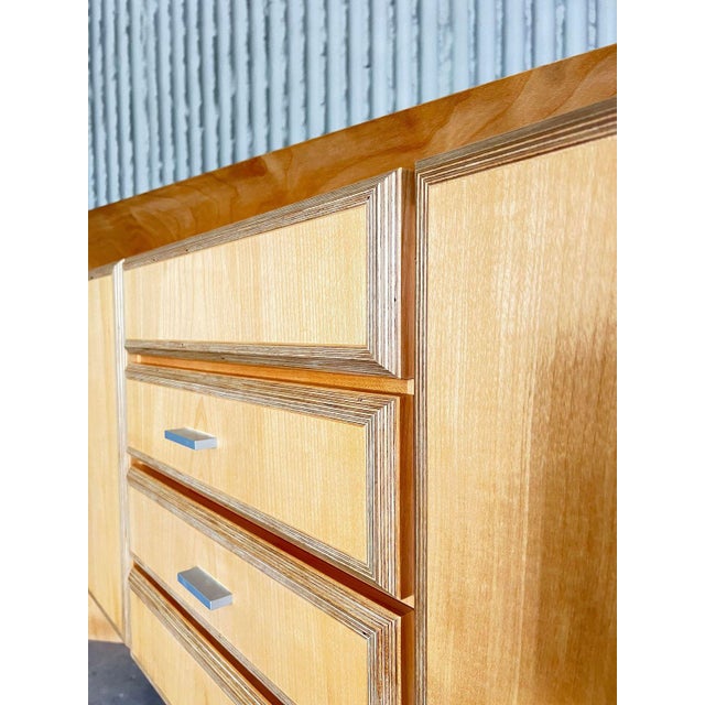 Handmade Asymmetrical Sideboard, 1980s For Sale - Image 8 of 18