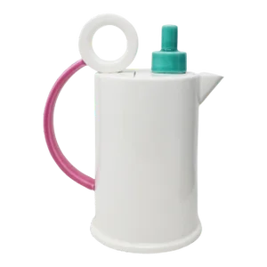 1980s Postmodern Ceramic Tea or Coffee Pot by Marco Zanini for Bitossi