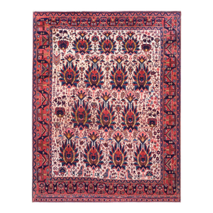 Late 19th Century S.E. Persian Afshar Carpet ( 5'2" x 6'7" - 157 x 201 )