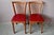 1980s Vintage Bistro Chairs with Spindles and Imitation Leather Seats from Baumann, 1980s, Set of 2 For Sale - Image 5 of 14