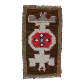 Vintage Mid Century Rug For Sale