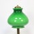 Metal Green Opal Glass Table Lamp, 1960s For Sale - Image 7 of 8