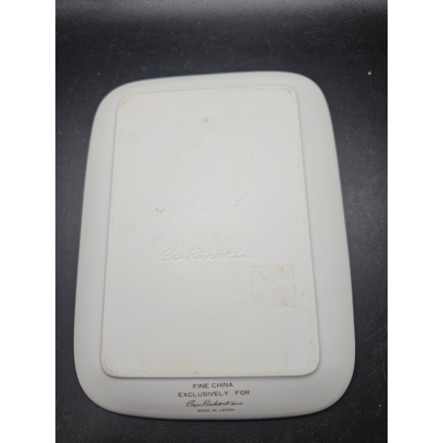 Vintage Ben Rickert Inc. Porcelain Fine China Trinket Tray