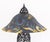 Glass Ulla Darni Reverse Painted Glass Table Lamp For Sale - Image 7 of 13