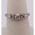 14 Karat Gold Three-Stone Diamond Engagement Anniversary Bridal Ring 0.75 TDW, Size 6.25 For Sale - Image 4 of 10
