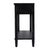 Wood Flagstaff 36 in. W Rectangular Wood 2 Drawer Console Table with Lower Open Shelf, Washed Black For Sale - Image 7 of 11