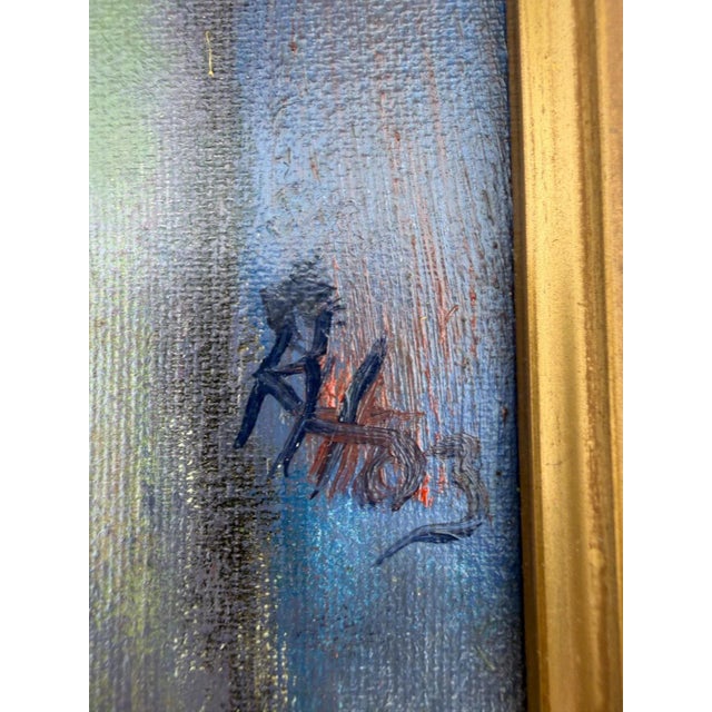 Modern Nude, Figure Group Bathing, 2003, Oil Painting on Canvas For Sale - Image 3 of 13