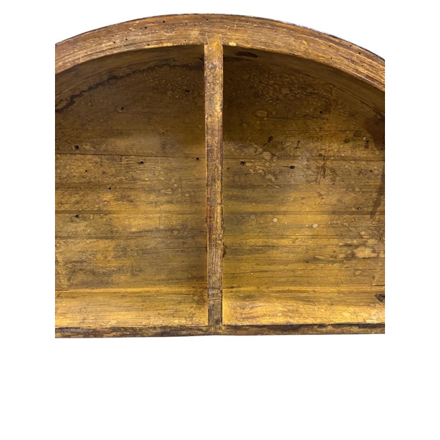 Wood 18th Century English George III Satinwood Demilune Console Table, Circa 1790 For Sale - Image 7 of 8