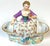 Meissen Rococo Figural Sweetmeat Dish with Seated Maiden and Twin Floral Baskets, Germany, Circa 1880 Meissen Rococo...