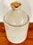 Farmhouse Antique Late 19th Century Sand Colored American Stoneware Jug For Sale - Image 3 of 12