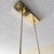 Metal Mid Century Modern Brass Finish and Smoked Lucite Chandelier by Robert Sonneman For Sale - Image 7 of 10
