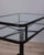 Black Vintage Trolley Table in Black Metal and Glass from Allegri For Sale - Image 8 of 14