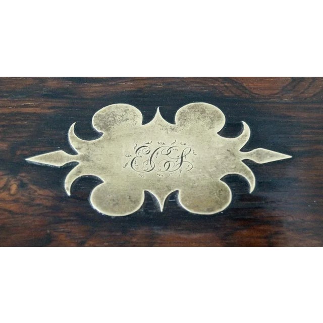 Brown Victorian Writing Slope, 1880 For Sale - Image 8 of 9