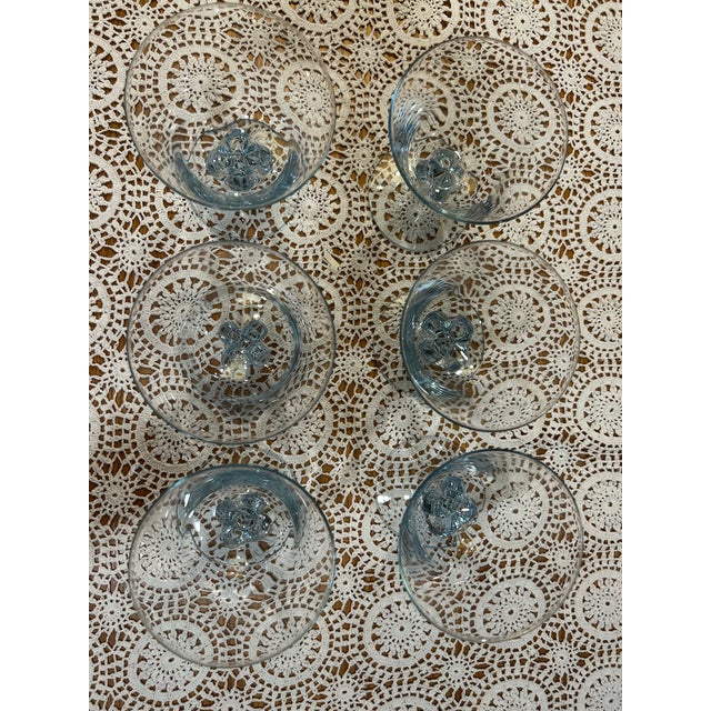 Vintage Swedish Gulli Ingrid Skruf Cocktail Glasses - Set of 6 For Sale In Sacramento - Image 6 of 11