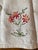 Late 20th Century Vintage Pair of Hand Embroidered Linen Hand Towels, Wild Flowers For Sale - Image 5 of 9