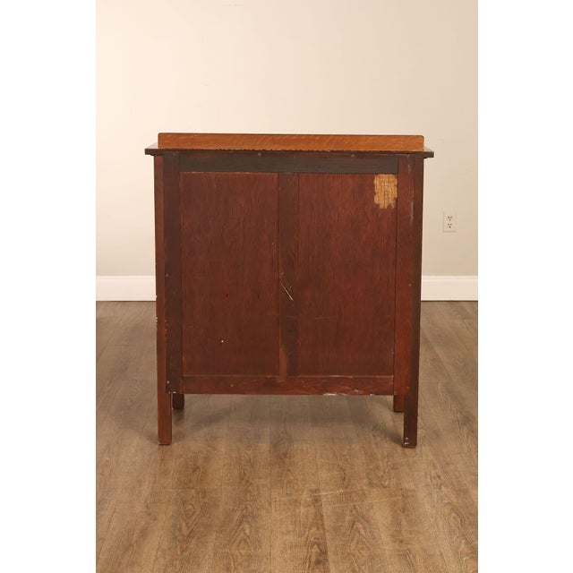 Antique Gustav Stickley Mission Oak Chest Of Drawers #909 For Sale - Image 18 of 18