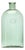 Sage Glass Bottle Neck Vase 12"H For Sale