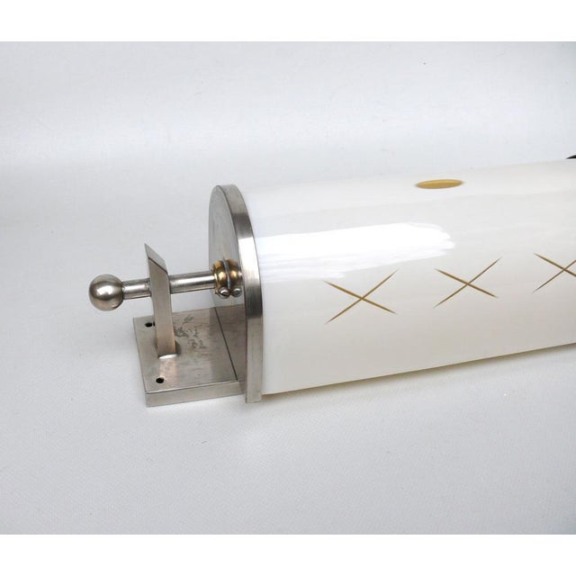 Art Deco Wall Lights in Nickel-Plating, 1930s, Set of 2 For Sale - Image 12 of 18