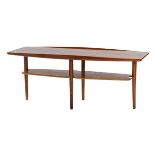 Mid-Century Oak Coffee Table For Sale