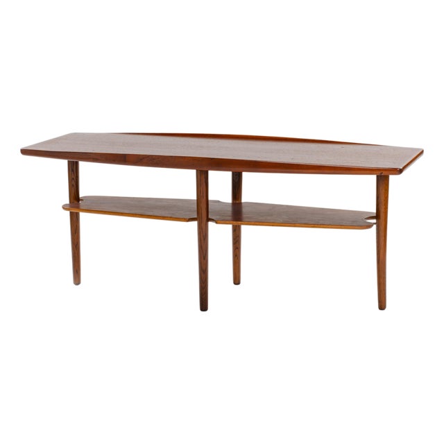 Mid-Century Oak Coffee Table For Sale