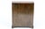 An antique salesman sample of an English mahogany bureau desk with visible dovetail joinery, a slanted fall-front writing...