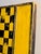 Mustard 20th Century Folk Art Paint Decorated Game Board in Black and Mustard Yellow For Sale - Image 8 of 10
