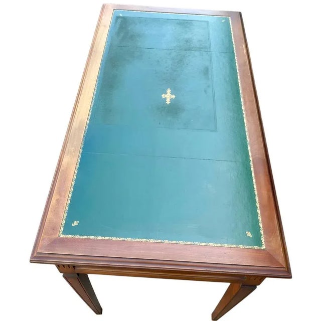 Louis XVI Extendable Desk with 3 Drawers, 1960s For Sale - Image 6 of 8