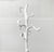 Metal Postmodern Italian Tree Coat Rack, 1980s For Sale - Image 7 of 18